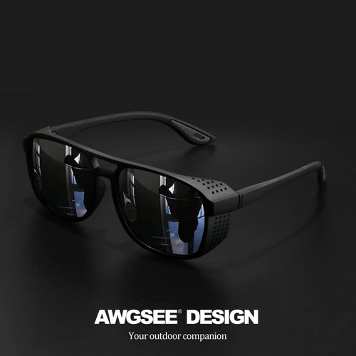 Lunettes de soleil de sport professionnelles – Polarisées coupe-vent UV400 pour le cyclisme, la course à pied, les amateurs de plein air UV400 SUN N.