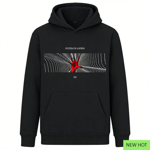 Sweatshirt System of A Down - Graphique Abstrait Noir Streetwear Unisexe SUN N.