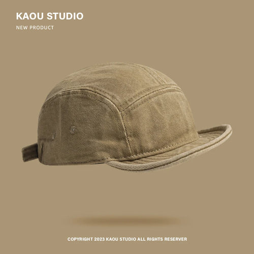 Casquette Bord Souple Rétro Homme – 5 Panneaux Délavée Streetwear SUN N.