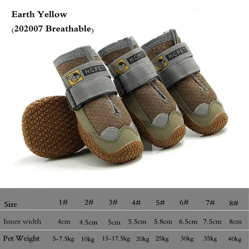 Chaussures d'extérieur pour chien – Imperméables, respirantes et résistantes à l'usure SUN N.
