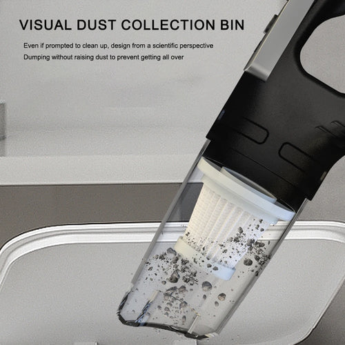 Aspirateur de voiture portable sans fil, rechargeable par USB, aspirateur à main puissant pour voiture, maison, bureau, nettoyage des poils d'animaux SUN N.