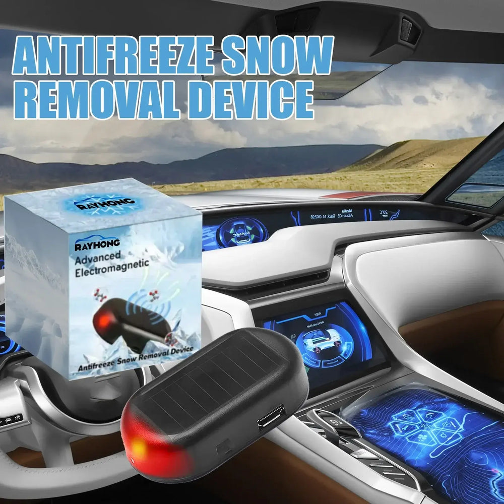 Antigel couverture pour vitre de voiture et appareil de déneigement dans un véhicule moderne.