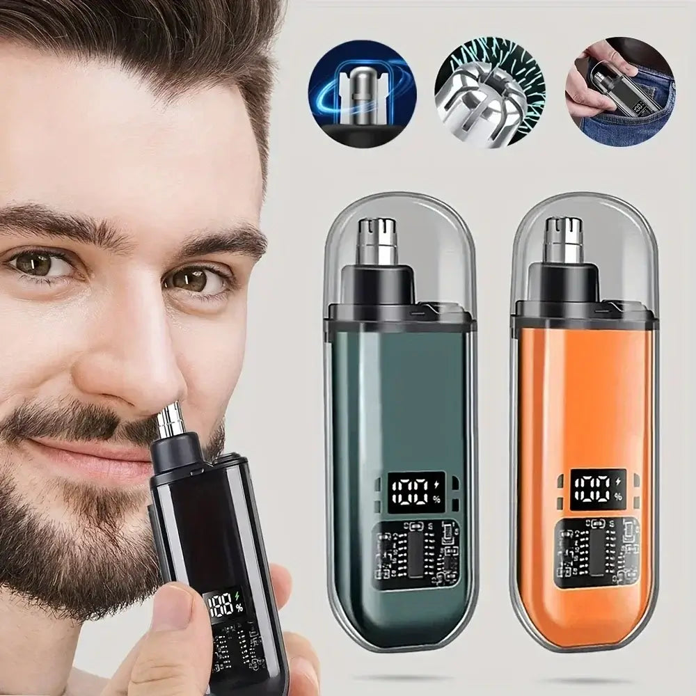 Tondeuse Poils de Nez pour Homme – Charge Rapide USB-C