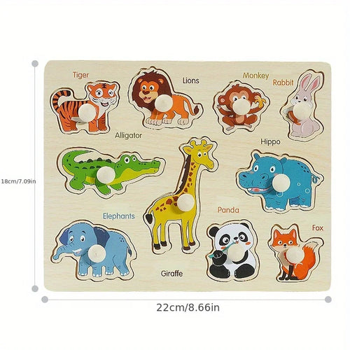 Puzzle Montessori Éducatif – Planche de Géométrie & Correspondance de Formes SUN N.