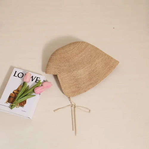 Chapeau de Paille Raphia Lolita – Pare-Soleil, élégant et léger, parfait pour le soleil.