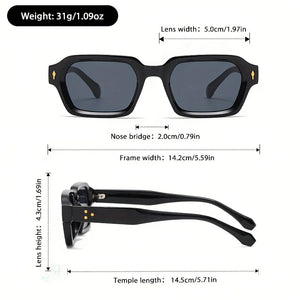 Lunettes carrées rétro SUN N.