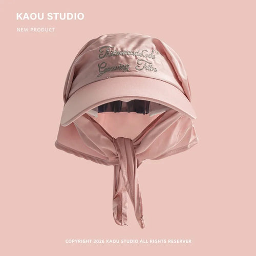 Chapeaux de soleil polyvalents style rétro américain hip-hop avec sangle pour hommes et femmes, protection solaire printemps-été SUN N.