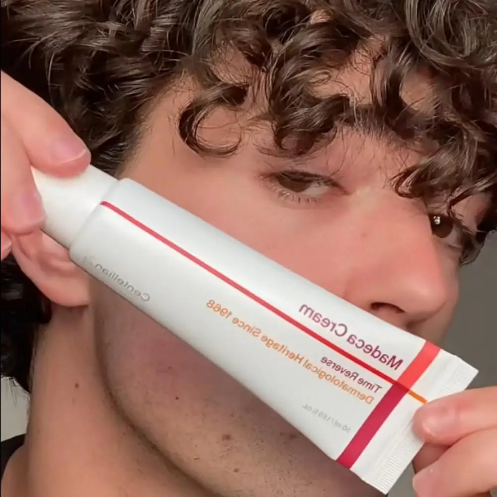 Crème Coréenne Centella Asiatica Madeca Time Reverse Advanced, Hydratant Quotidien à Absorption Rapide pour Tous Types de Peau SUN N.