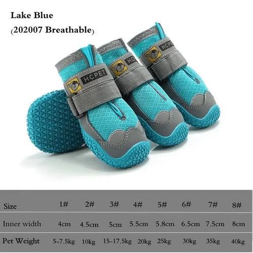 Chaussures d'extérieur pour chien – Imperméables, respirantes et résistantes à l'usure SUN N.