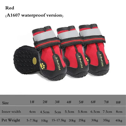 Chaussures d'extérieur pour chien – Imperméables, respirantes et résistantes à l'usure SUN N.