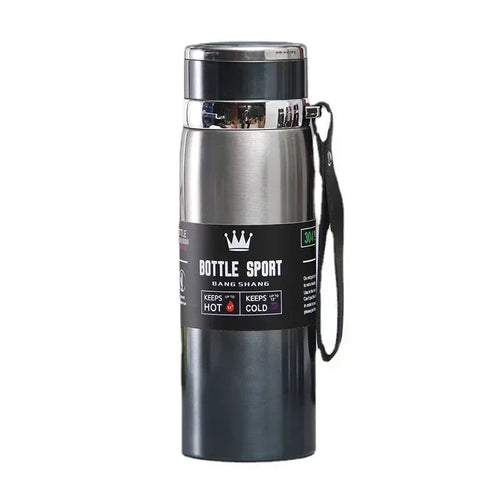 Bouteille Thermale 1L Acier Inoxydable - Isotherme Chaud/Froid Thermos