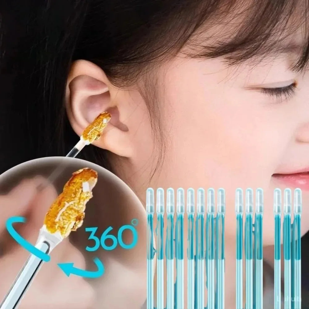 Pelle d'oreille collante, outil de creusement d'oreille, nettoyage de cire d'oreille, spécial ne fait pas mal, cuillère à creuser l'oreille, coton-tige SUN N.