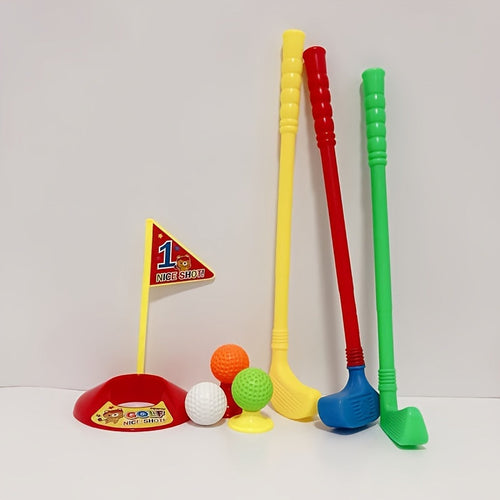 Ensemble de 9 clubs de golf jouets - Jeu sportif éducatif en plein air SUN N.
