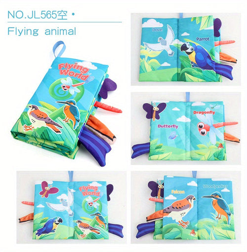 Livres en tissu pour bébés - Jouets sensoriels toucher et sentir SUN N.