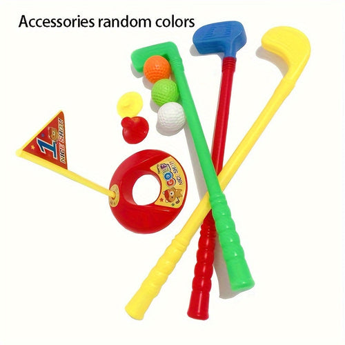 Ensemble de 9 clubs de golf jouets - Jeu sportif éducatif en plein air SUN N.