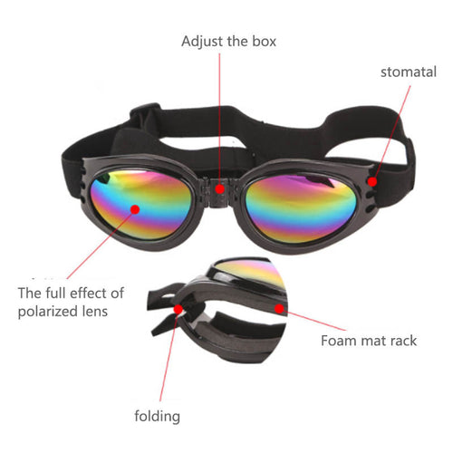 Lunettes de Soleil pour Animaux Élégantes, Durables et Pliables - Pour Chiens et Chats Accessoires pour Animaux SUN N.