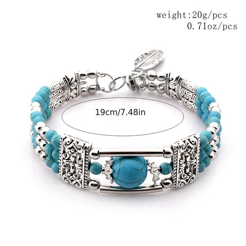 Bracelet en pierre SUN N.