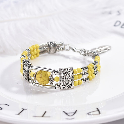 Bracelet en pierre SUN N.