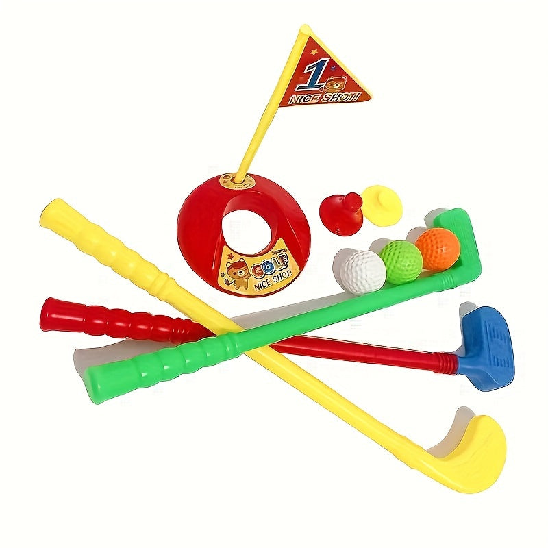 Ensemble de 9 clubs de golf jouets - Jeu sportif éducatif en plein air SUN N.