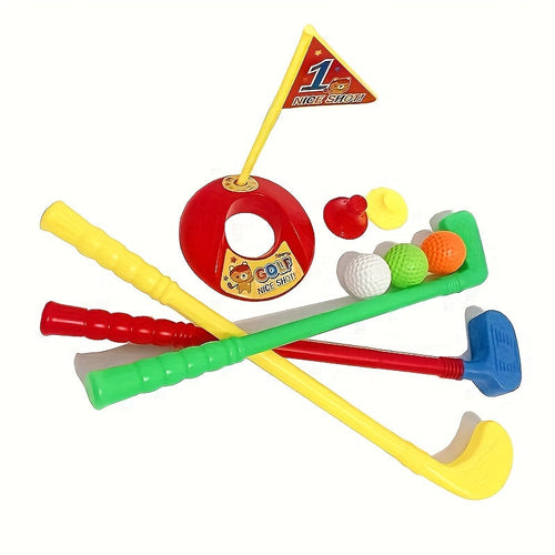 Ensemble de 9 clubs de golf jouets - Jeu sportif éducatif en plein air SUN N.