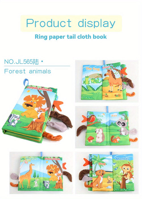 Livres en tissu pour bébés - Jouets sensoriels toucher et sentir SUN N.