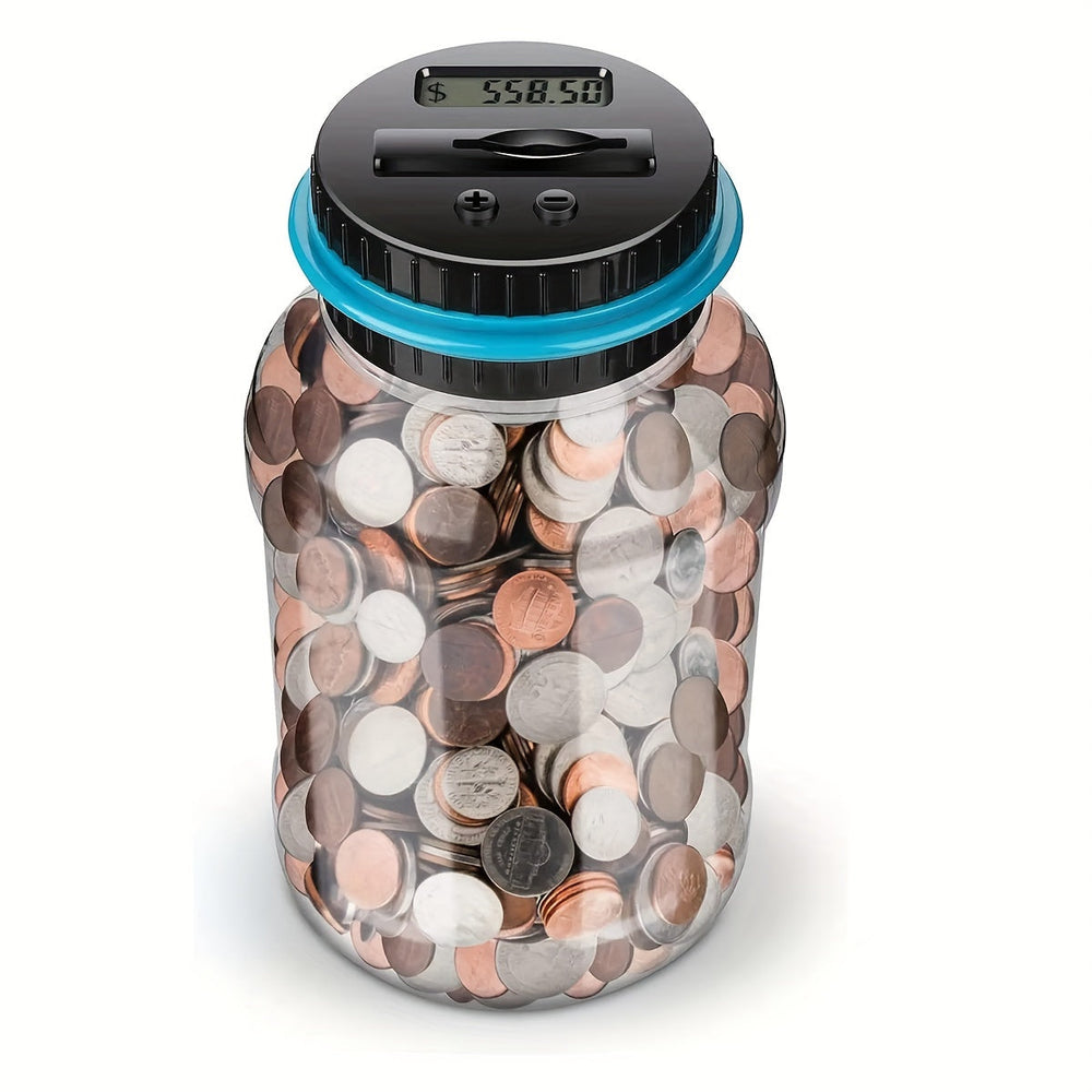 Tirelire, Tirelire à compter les pièces, Tirelire numérique pour garçons et enfants, Pot à économies, Meilleur cadeau pour enfant, Conçue pour toutes les pièces américaines, cadeau d'Halloween/Thanksgiving/Noël, cadeau de Pâques SUN N.