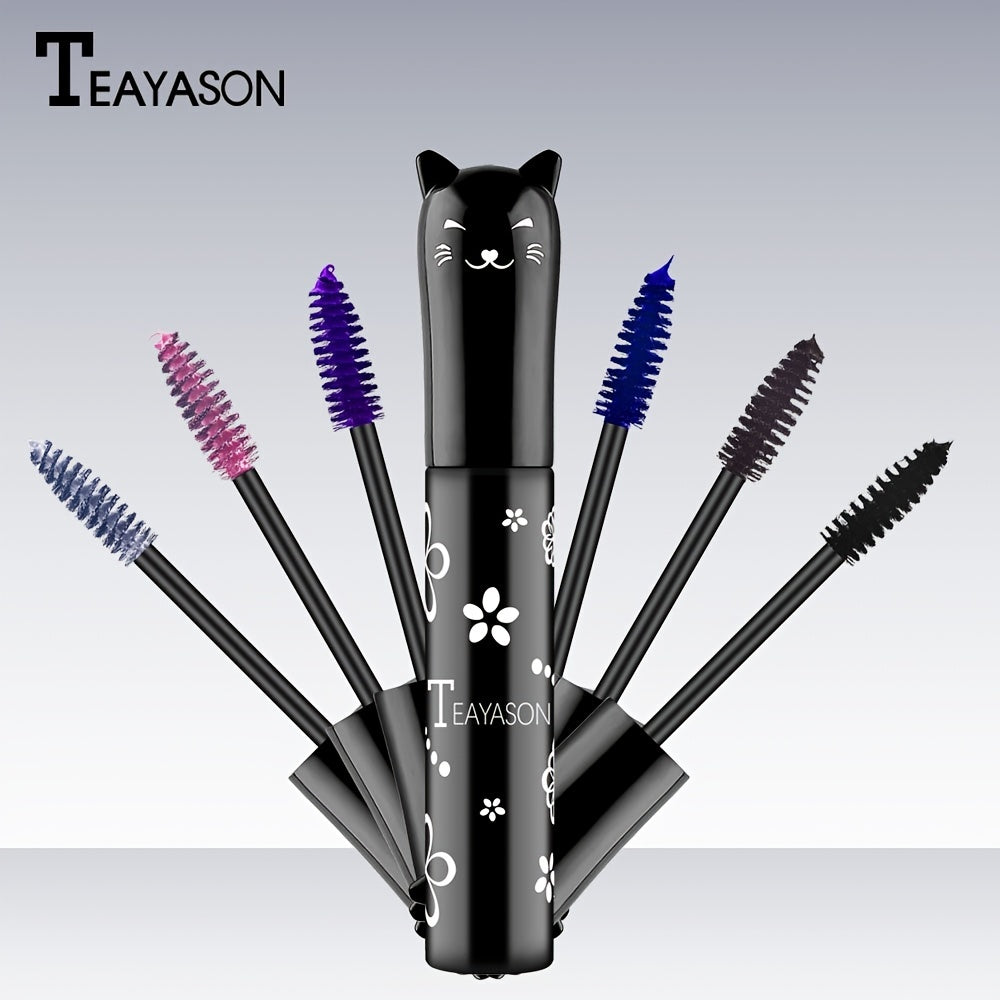[Maquillage pour Événement - Cils] Mascara Étanche TEAYSON - Longue Tenue, Résistant aux Coulures, Non Obstruant | Définition Toute la Journée | Léger pour le Quotidien et les Événements Spéciaux | Emballage Élégant SUN N.