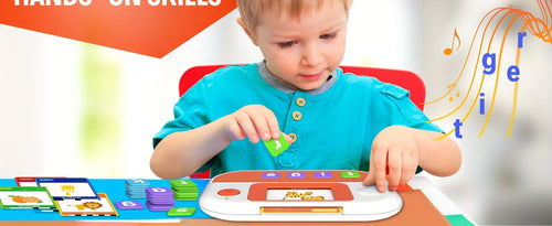 Cartes flash parlantes éducatives - 176 mots avec jeux d'orthographe SUN N.